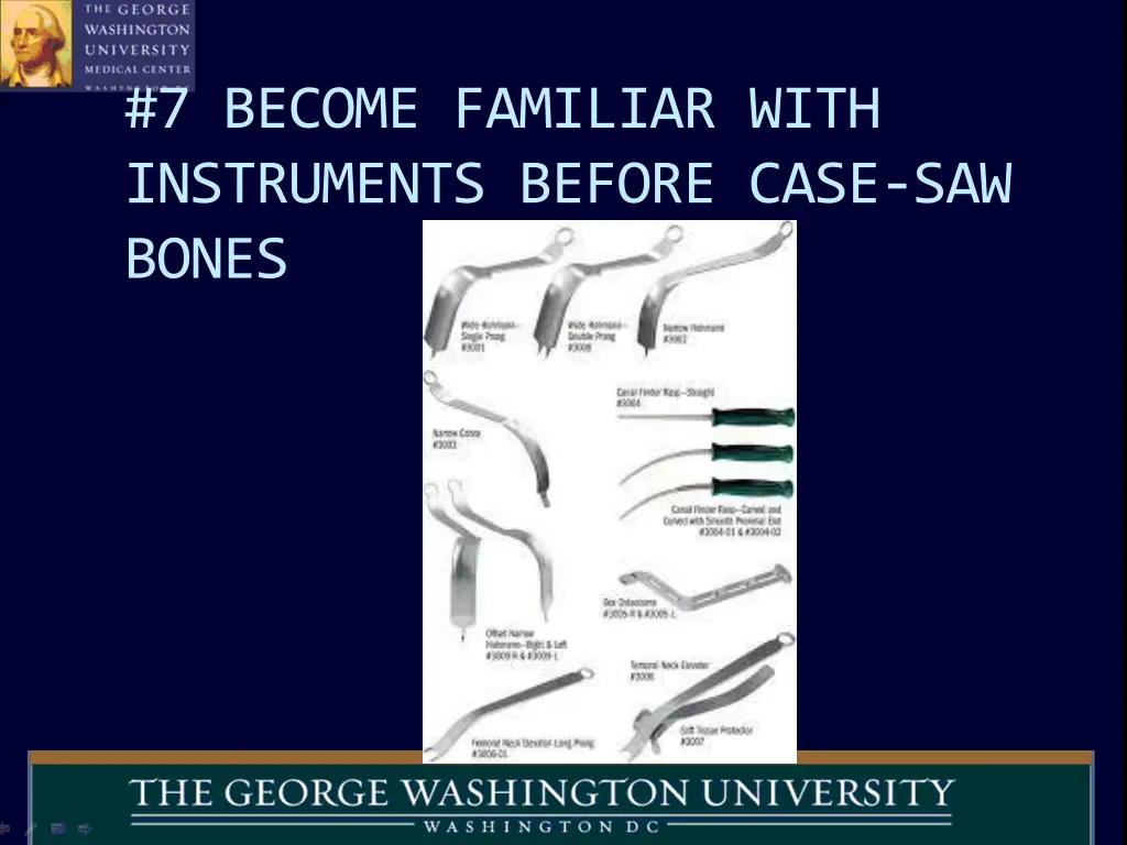 7 become familiar with instruments before case