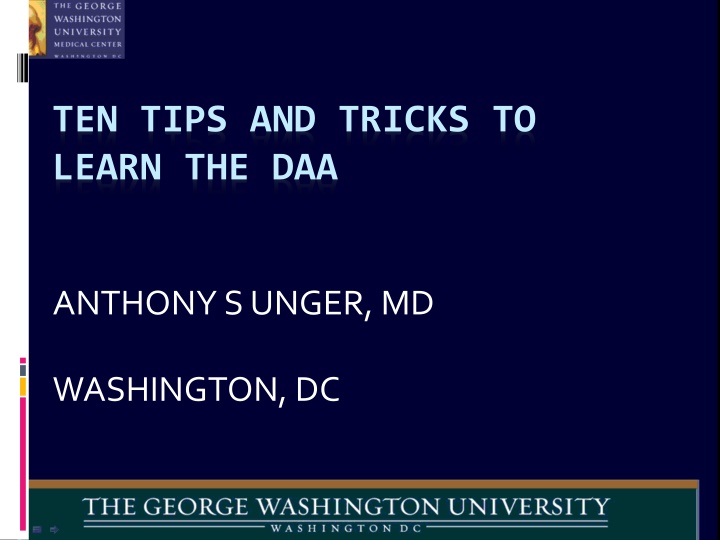 ten tips and tricks to learn the daa
