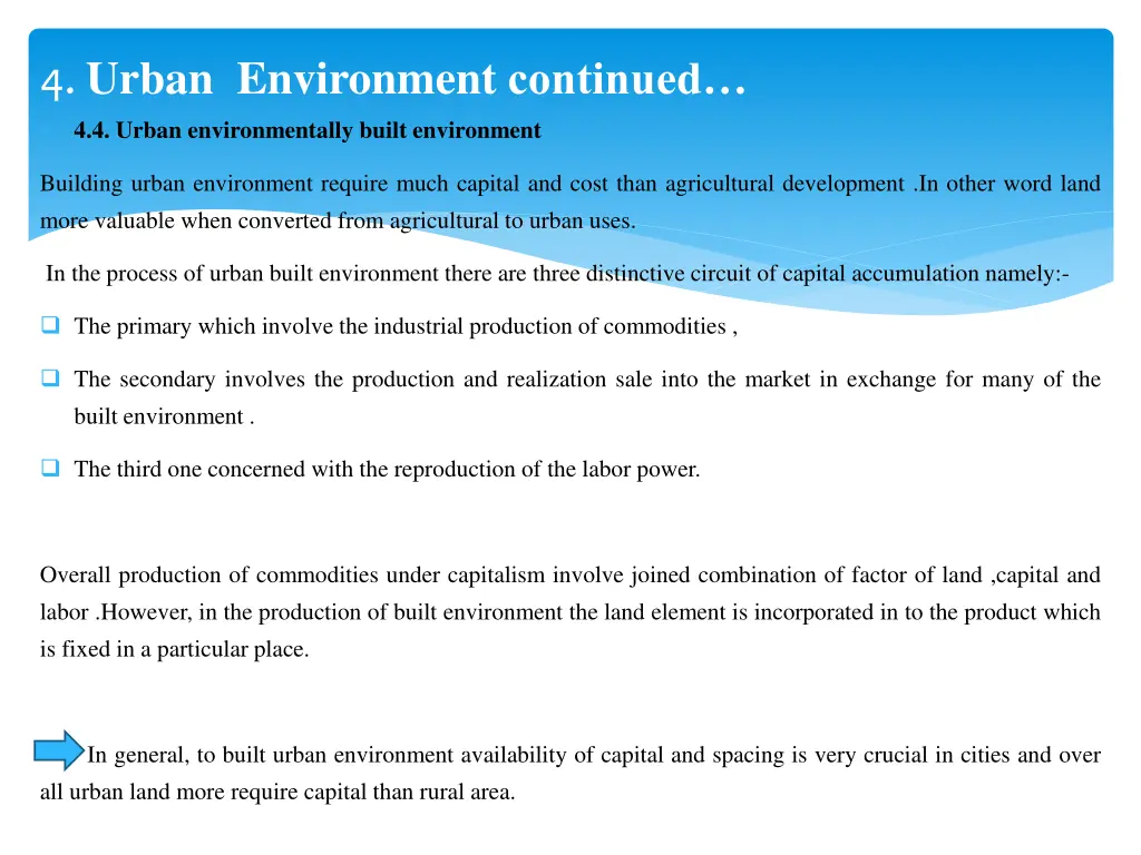 4 urban environment continued 4
