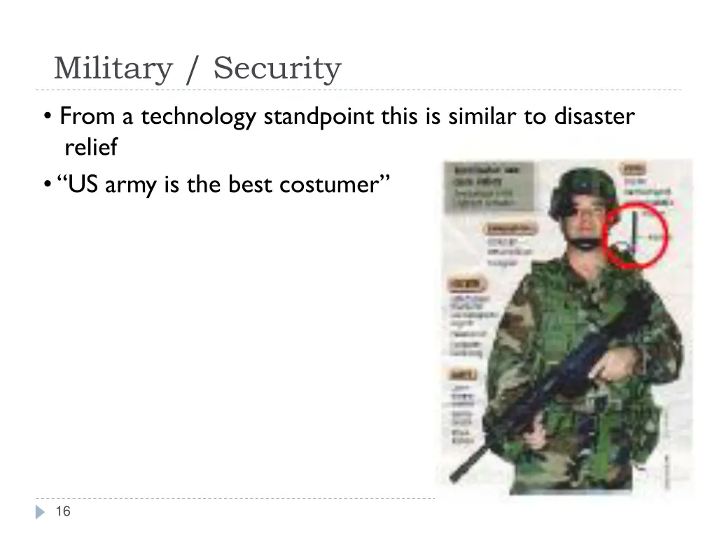 military security