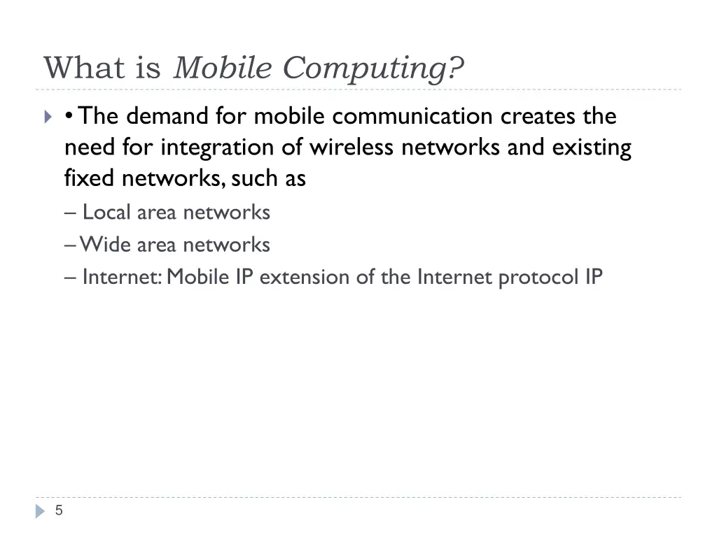 what is mobile computing 1