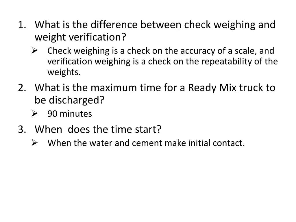 1 what is the difference between check weighing