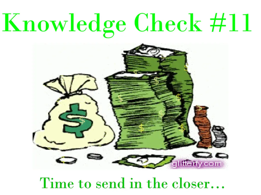 knowledge check 11