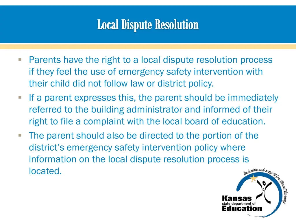 local dispute resolution