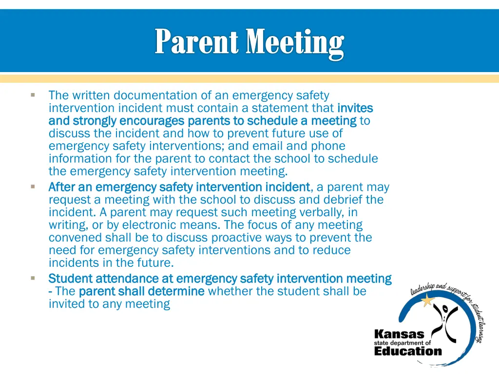 parent meeting