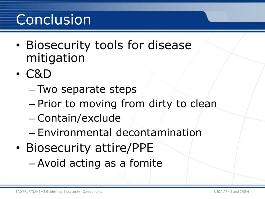 conclusion