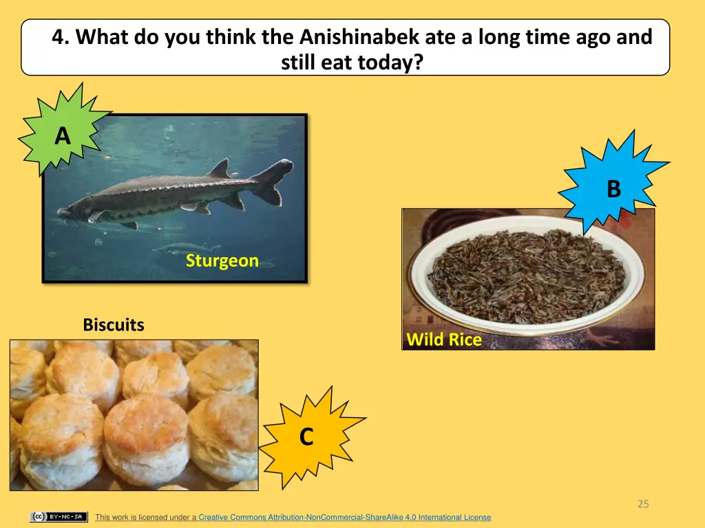 4 what do you think the anishinabek ate a long