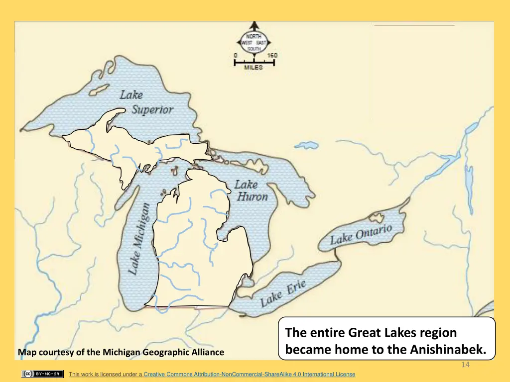 the entire great lakes region became home