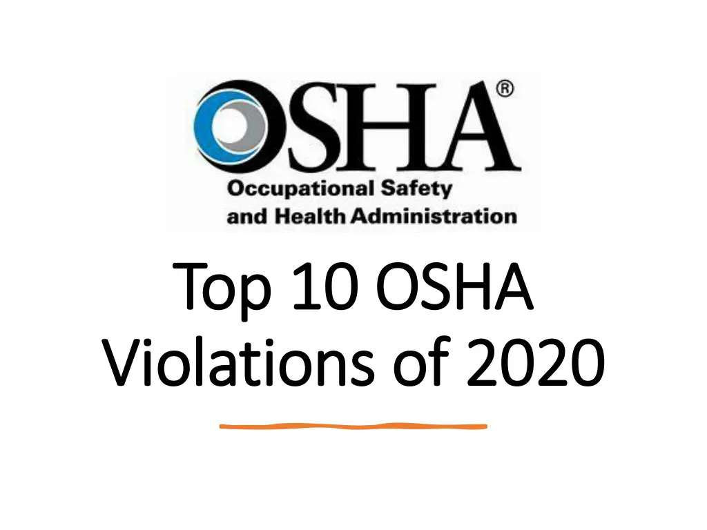 top 10 osha top 10 osha violations of 2020
