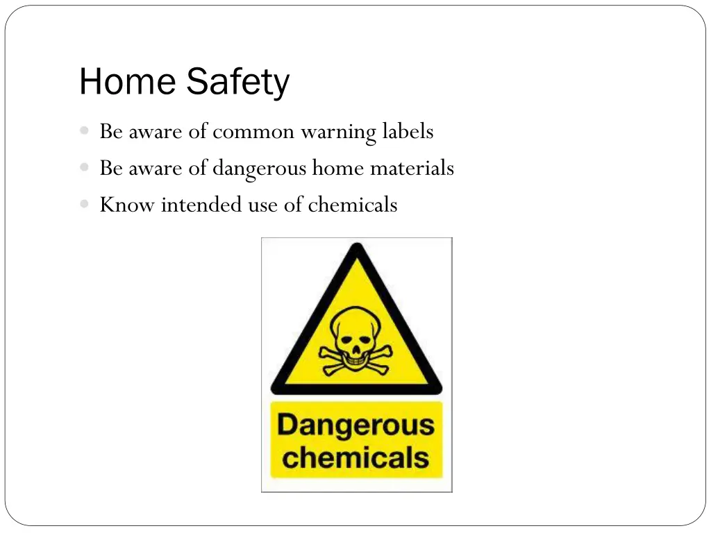 home safety