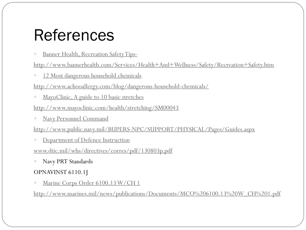 references