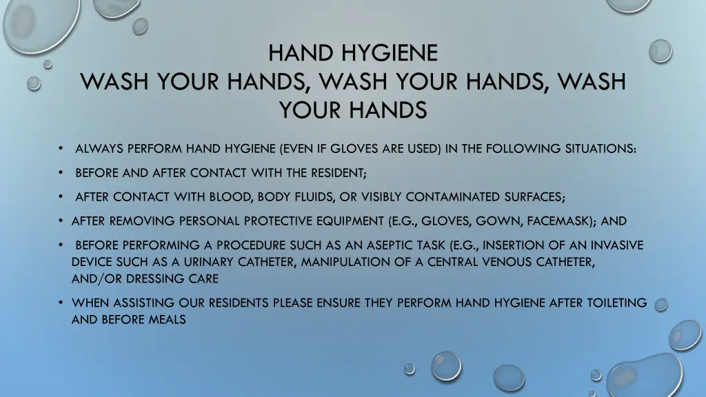 hand hygiene 1