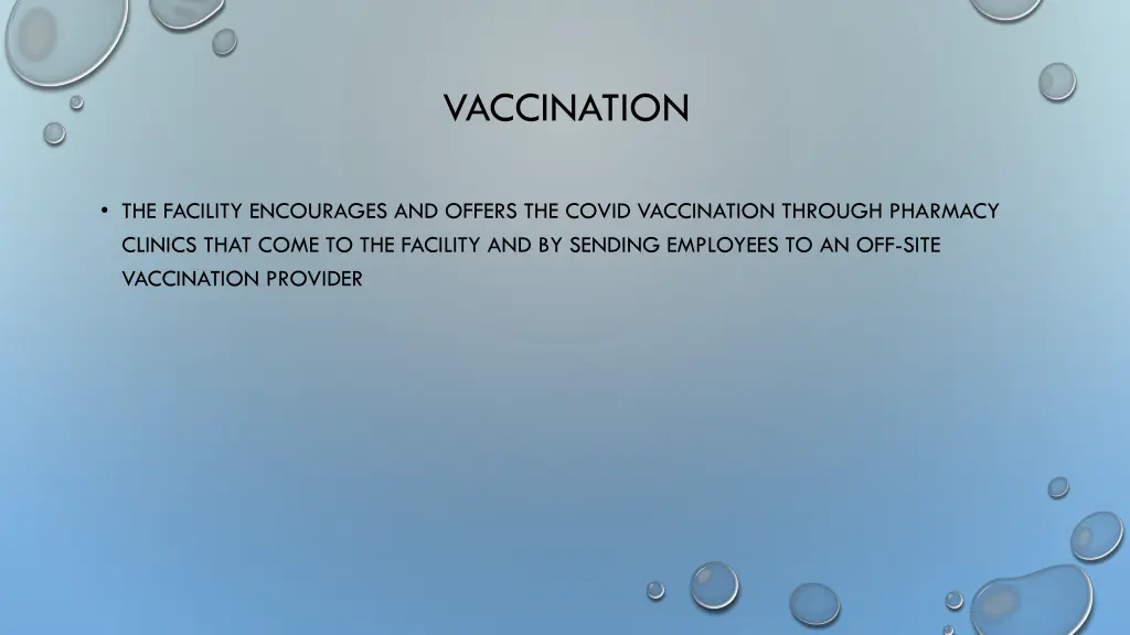 vaccination