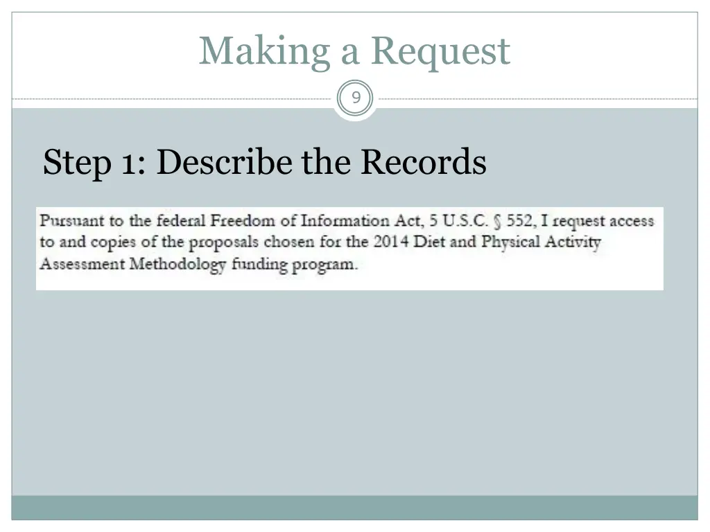 making a request 2