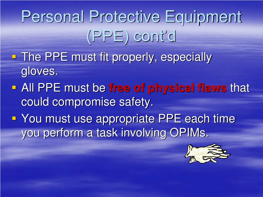 personal protective equipment ppe cont 1
