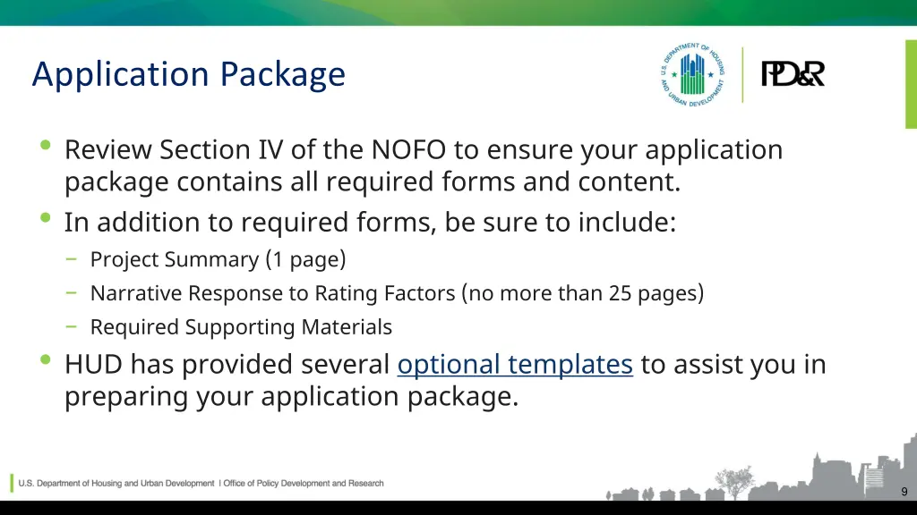 application package