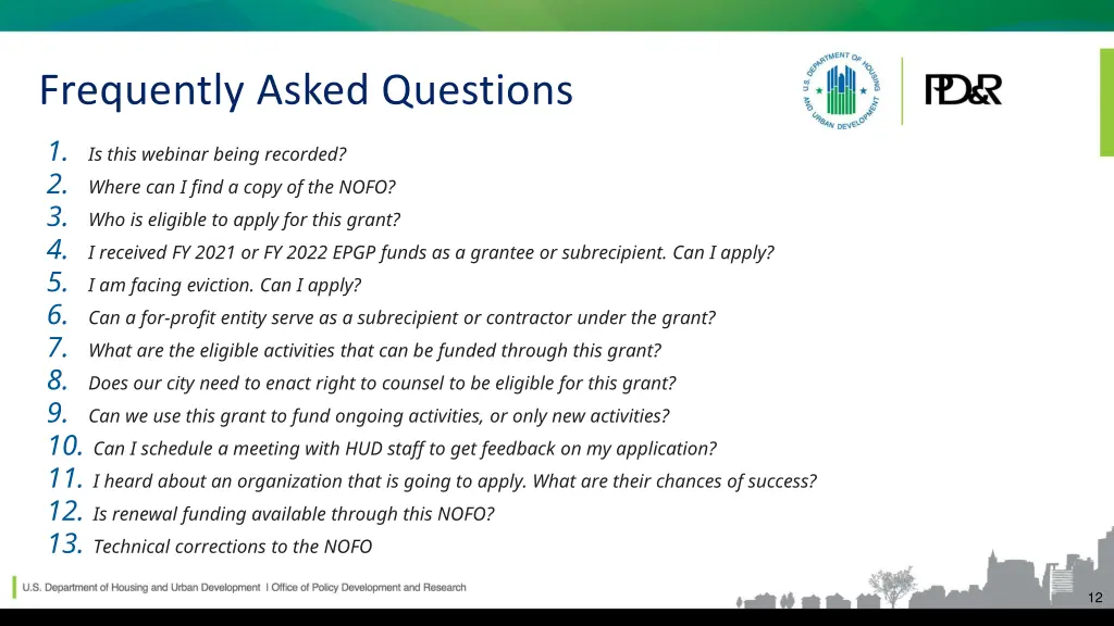 frequently asked questions