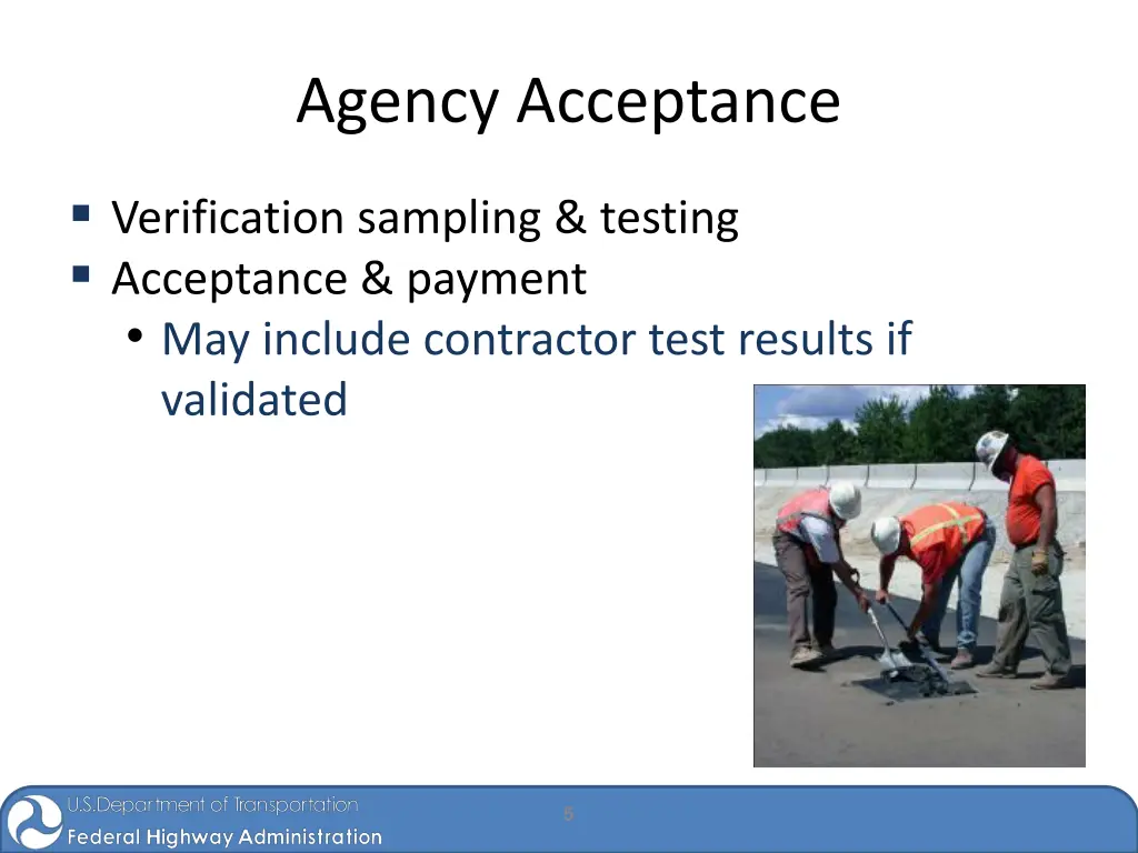 agency acceptance
