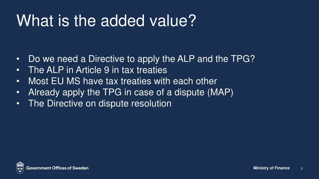what is the added value