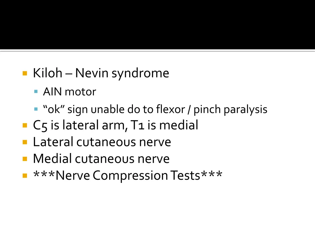 kiloh nevinsyndrome ain motor ok sign unable