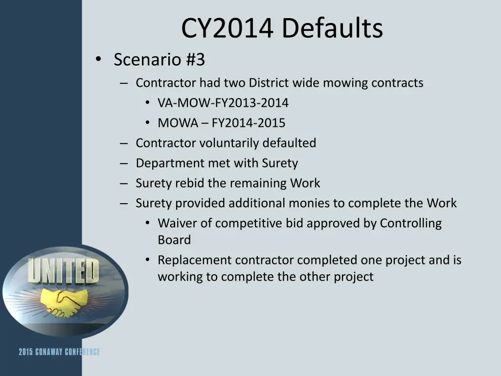 cy2014 defaults scenario 3 contractor