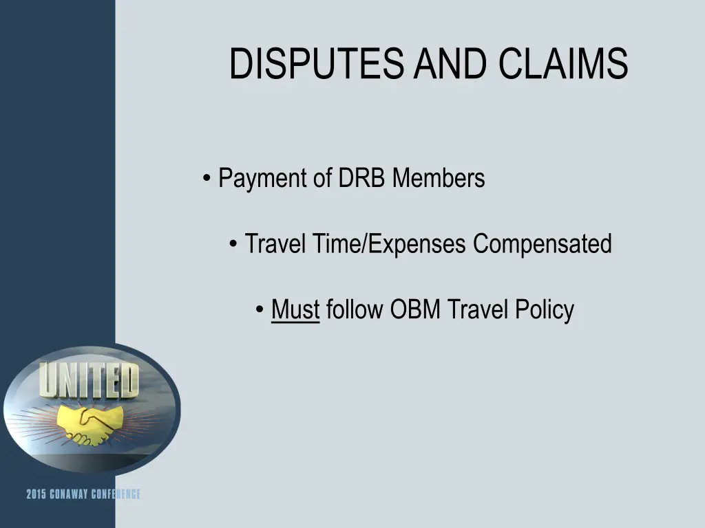 disputes and claims 6