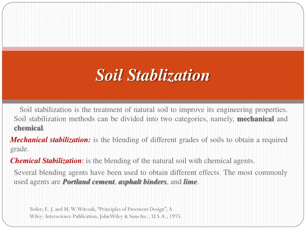 soil stablization
