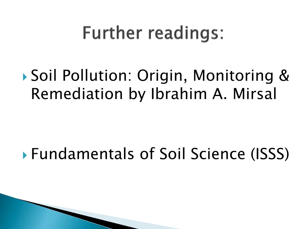 soil pollution origin monitoring remediation