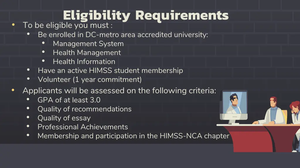 eligibility requirements to be eligible you must