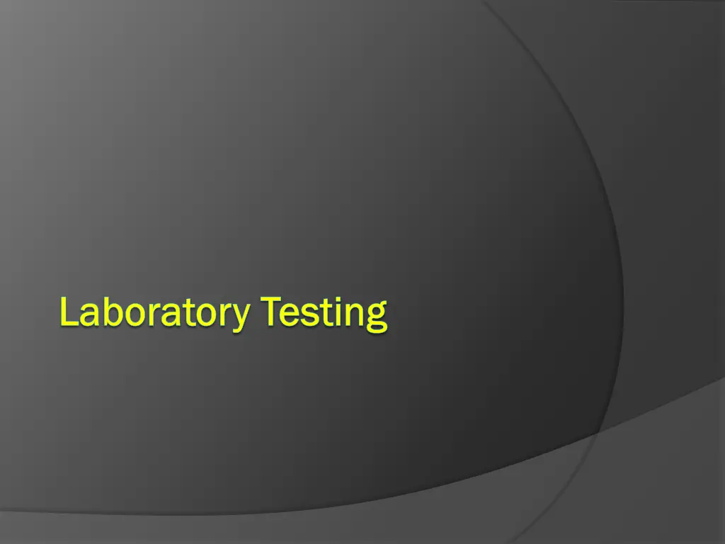 laboratory testing laboratory testing