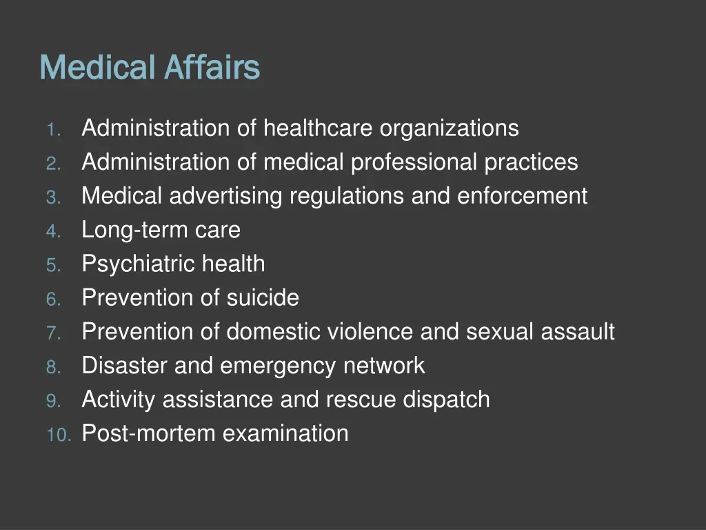 medical affairs medical affairs 1