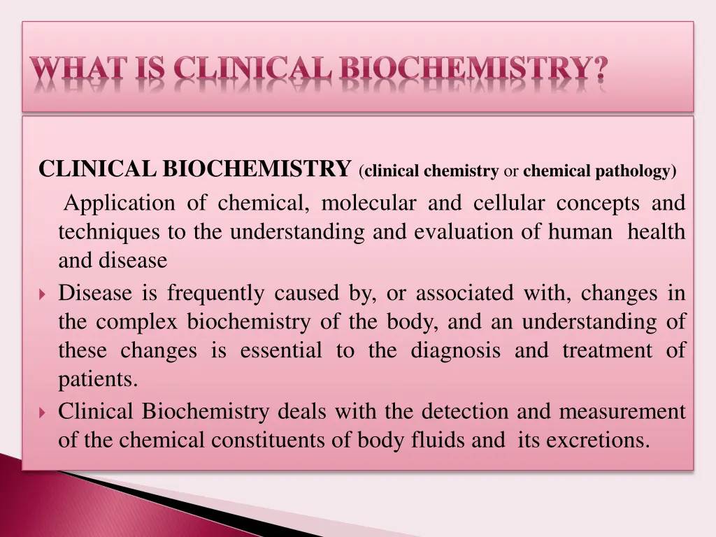 clinical biochemistry clinical chemistry