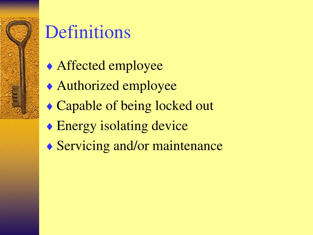 definitions