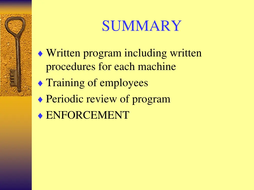 summary