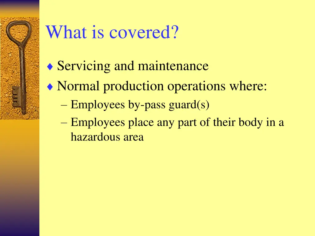 what is covered