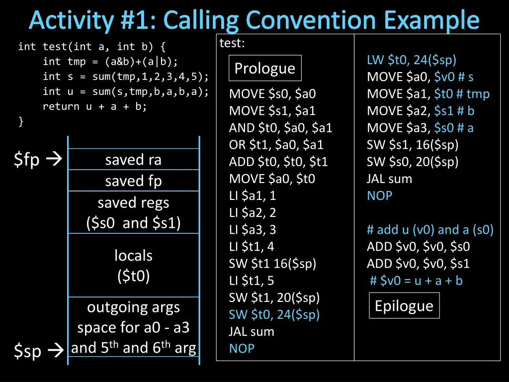 activity 1 calling convention example test 2
