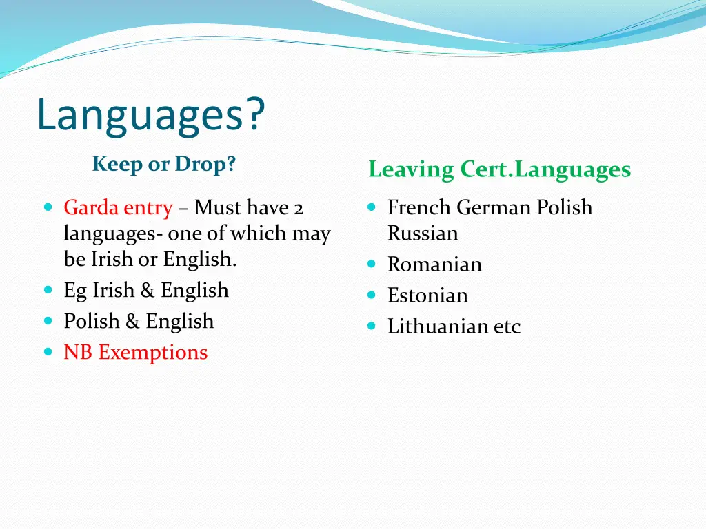 languages
