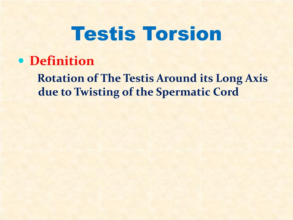 testis torsion