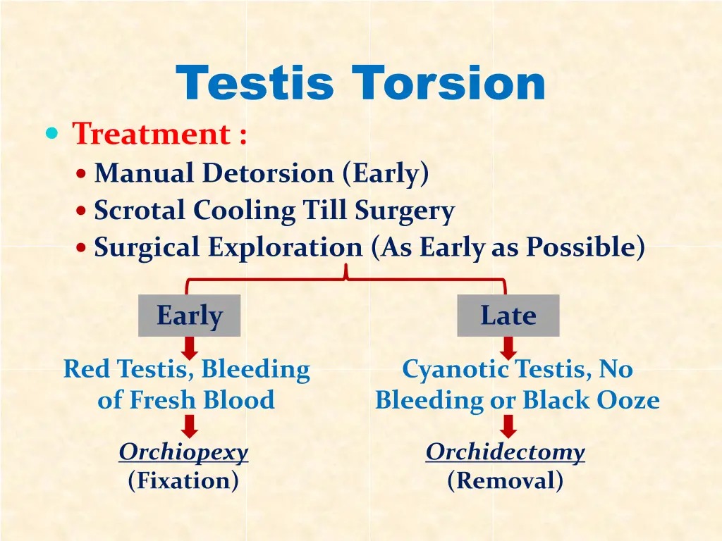 testis torsion treatment manual detorsion early 1