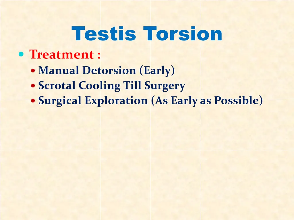 testis torsion treatment manual detorsion early