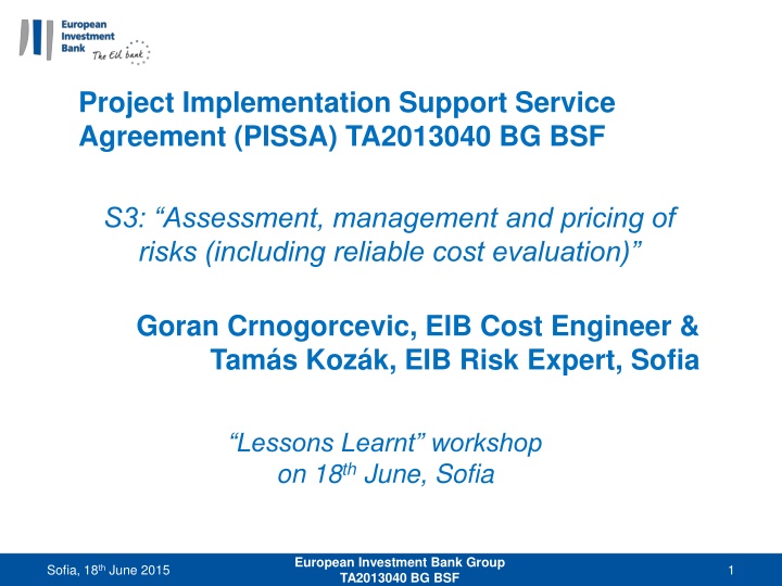 project implementation support service agreement