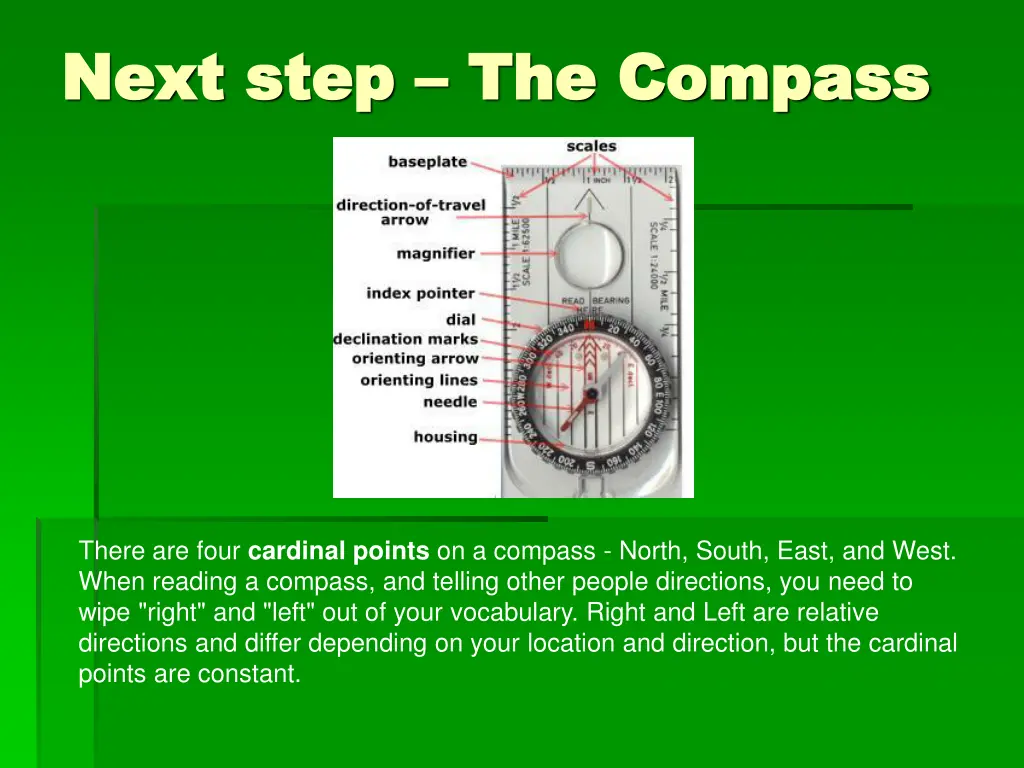 next step next step the compass the compass