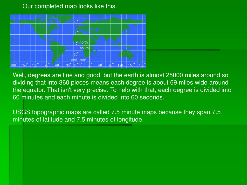 our completed map looks like this