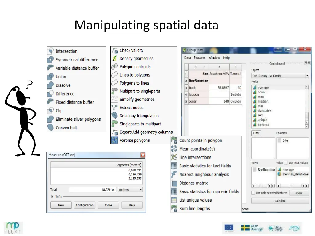 manipulating spatial data