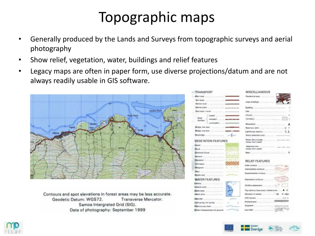 topographic maps