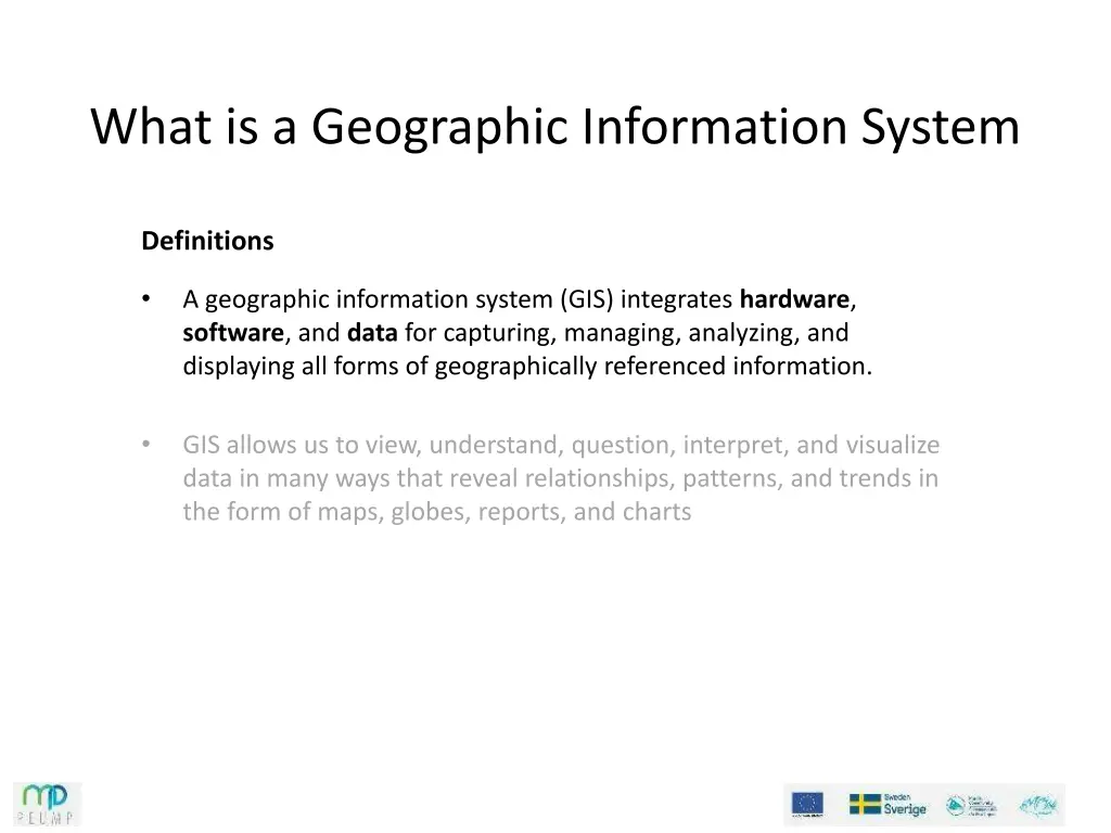 what is a geographic information system