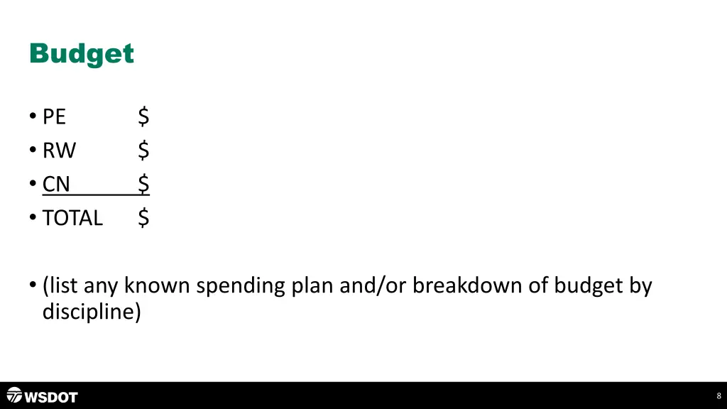budget