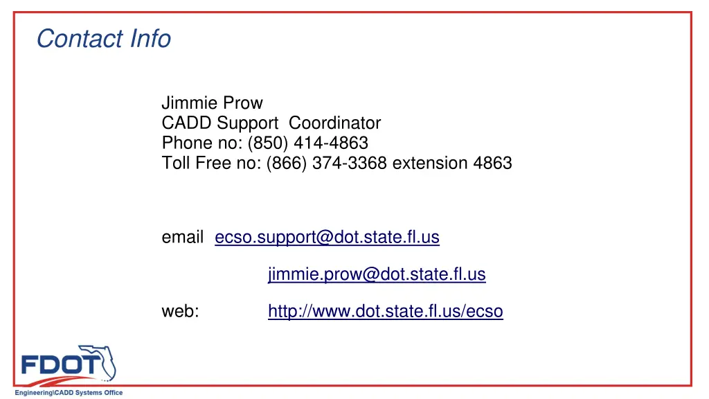 contact info