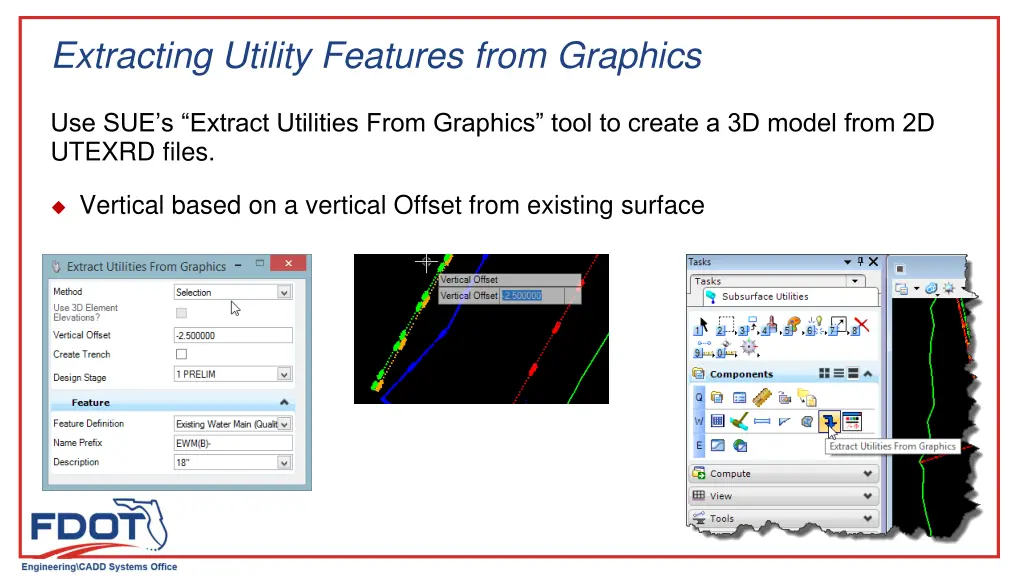 extracting utility features from graphics