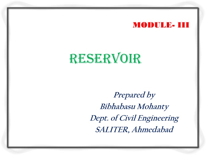 module iii